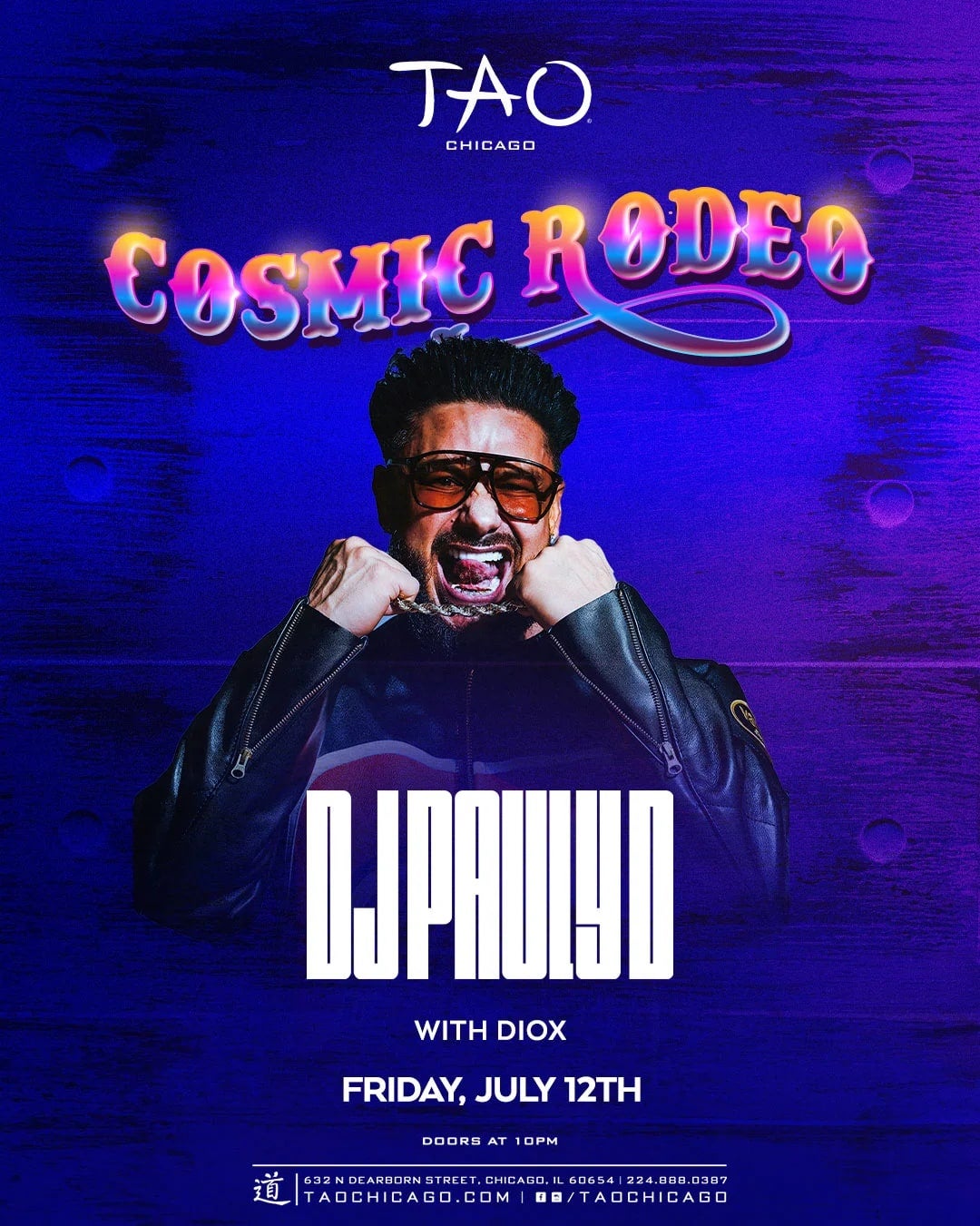 Experience DJ Pauly D at TAO Chicago: Tickets & Event Info for Nov 2024