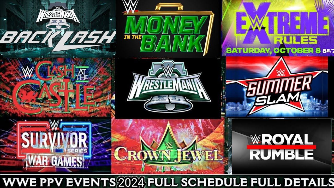 When is the Next WWE Pay-Per-View Event? Full Schedule for 2024