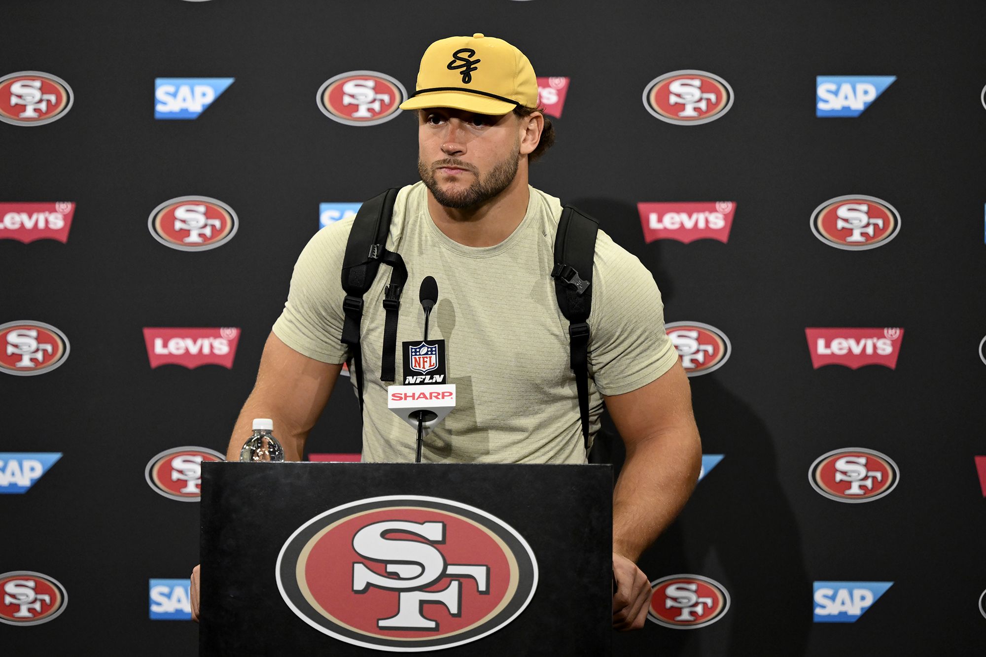 Nick Bosa Stands by Trump in Postgame Interview, Wears MAGA Hat for 2024 Endorsement