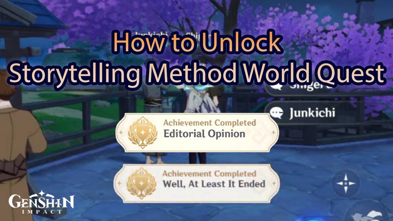 How to Complete the Genshin Impact Storytelling Method World Quest in Inazuma