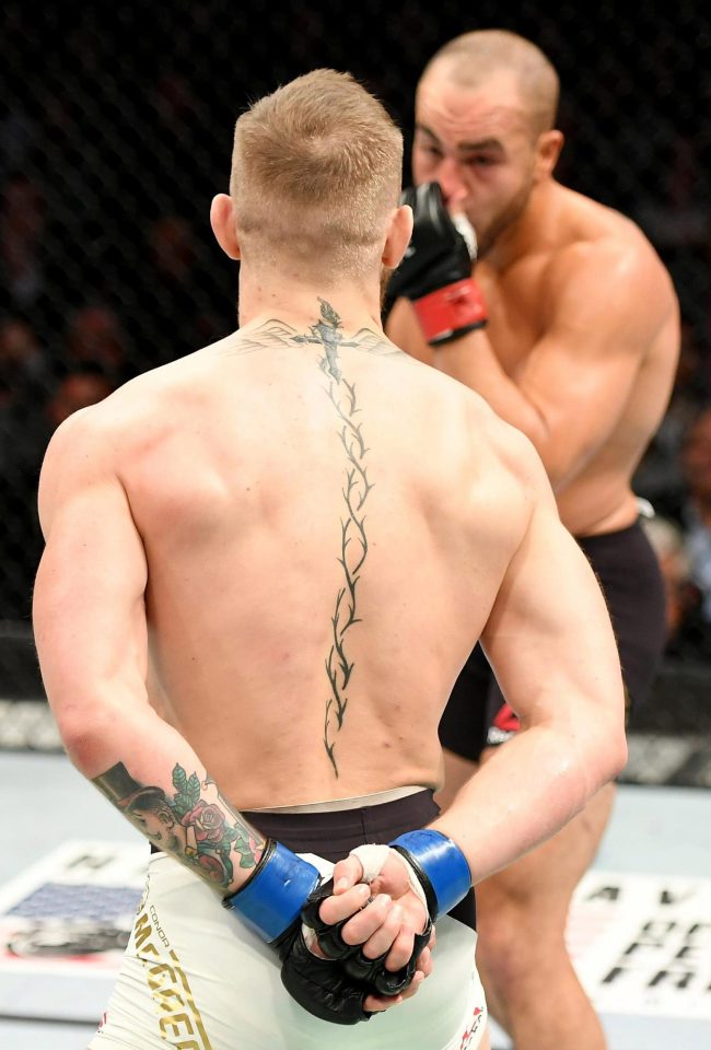 Conor McGregors Back Tattoo: The Meaning Behind the Thorny Helix Design