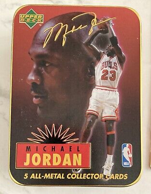 1996 Michael Jordan Upper Deck Metal Basketball Cards - Rare Collector's Set