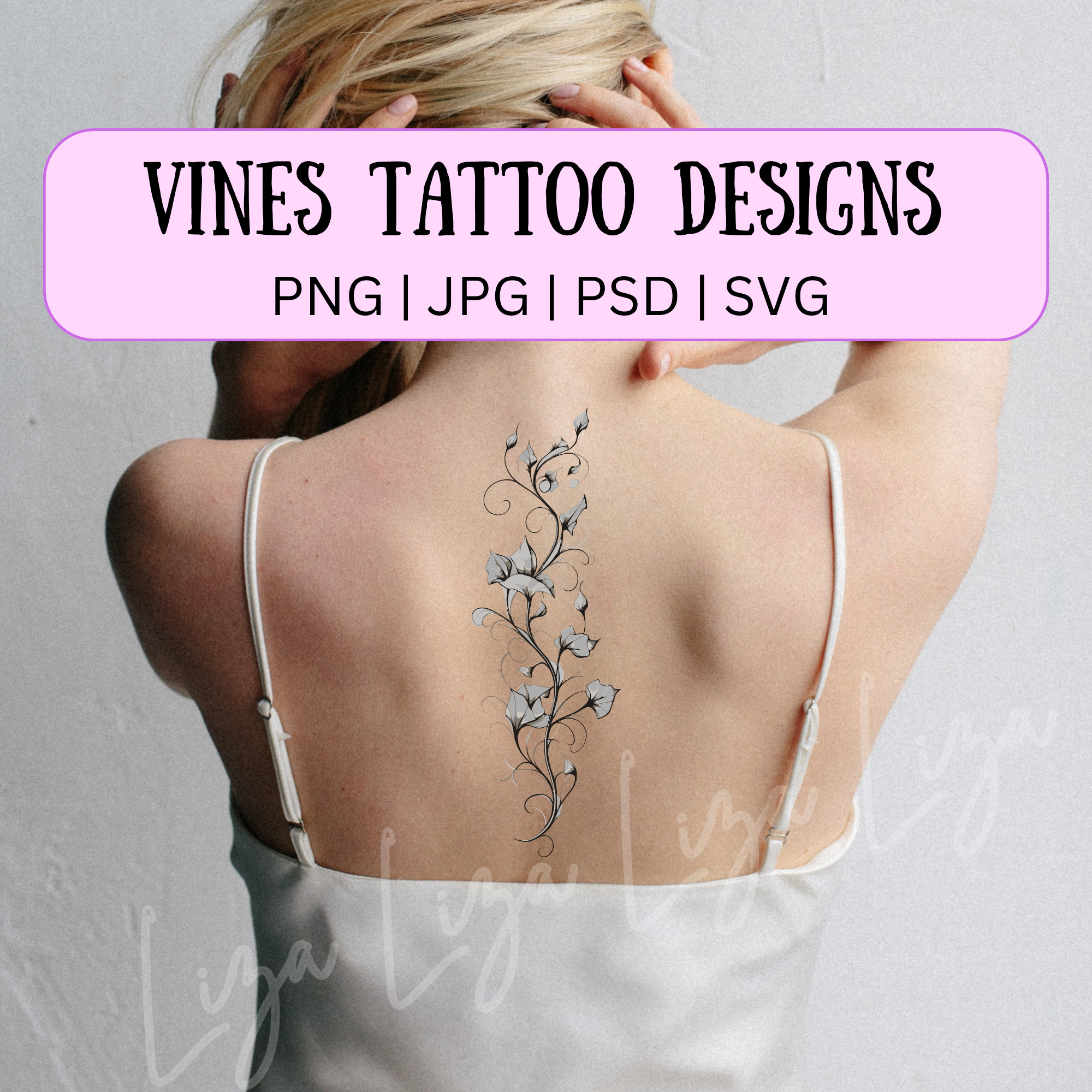 Discover Beautiful Vine Spine Tattoo Inspirations for Your Next Design