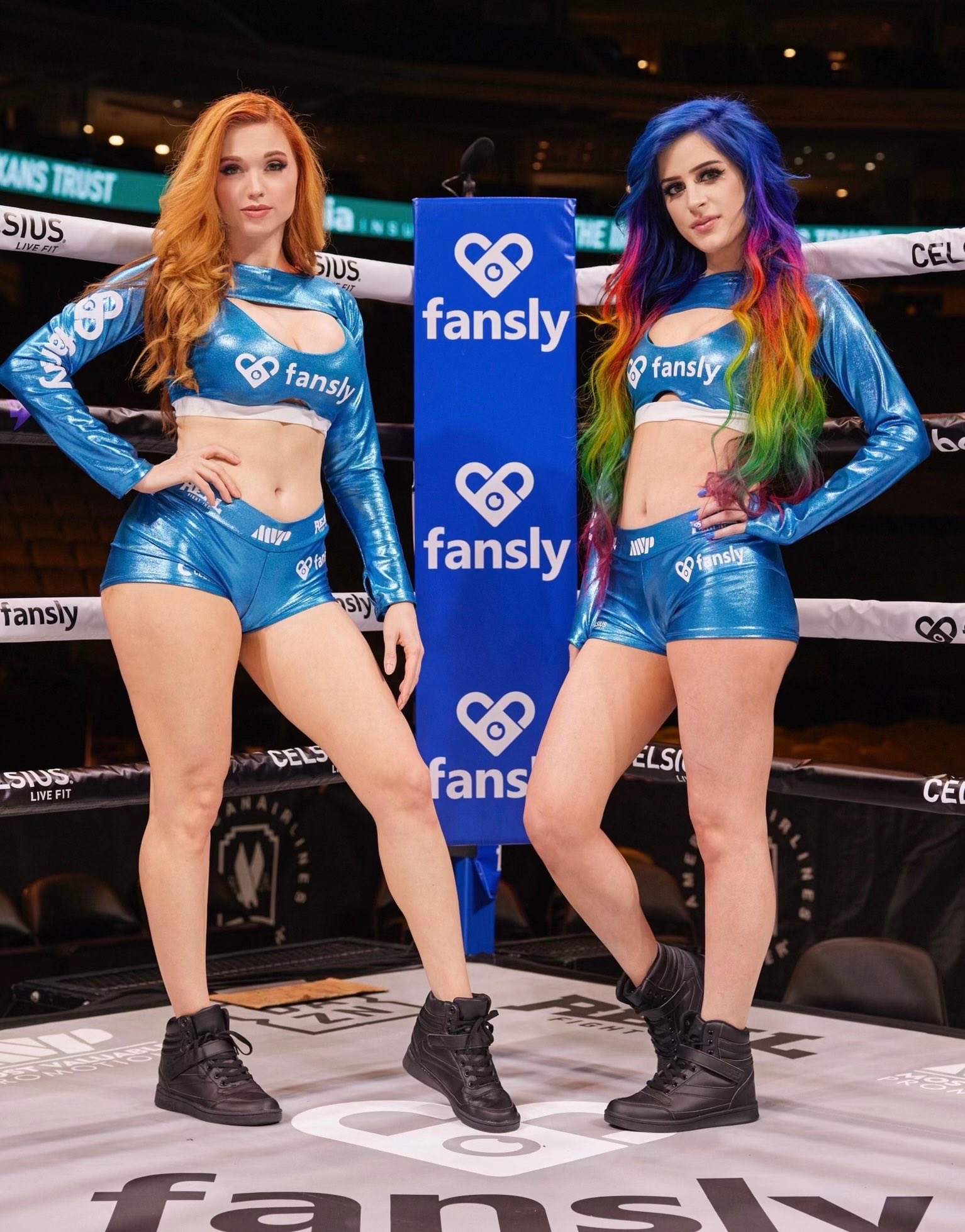 Amouranth Takes Center Stage as Ring Girl in Jake Paul vs Nate Diaz Fight