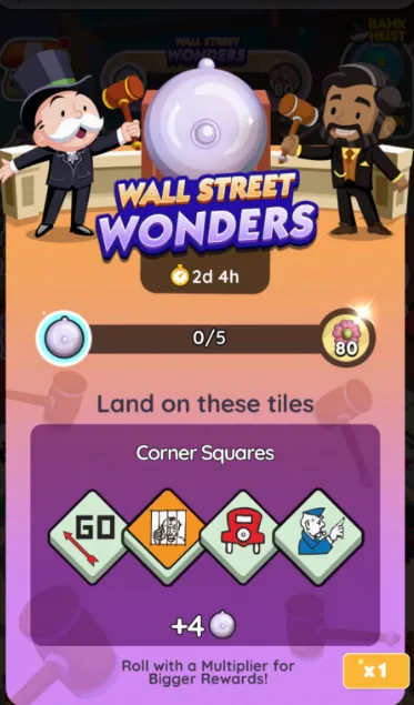 Monopoly GO Wall Street Wonders Milestone Rewards: Full List & Key Details