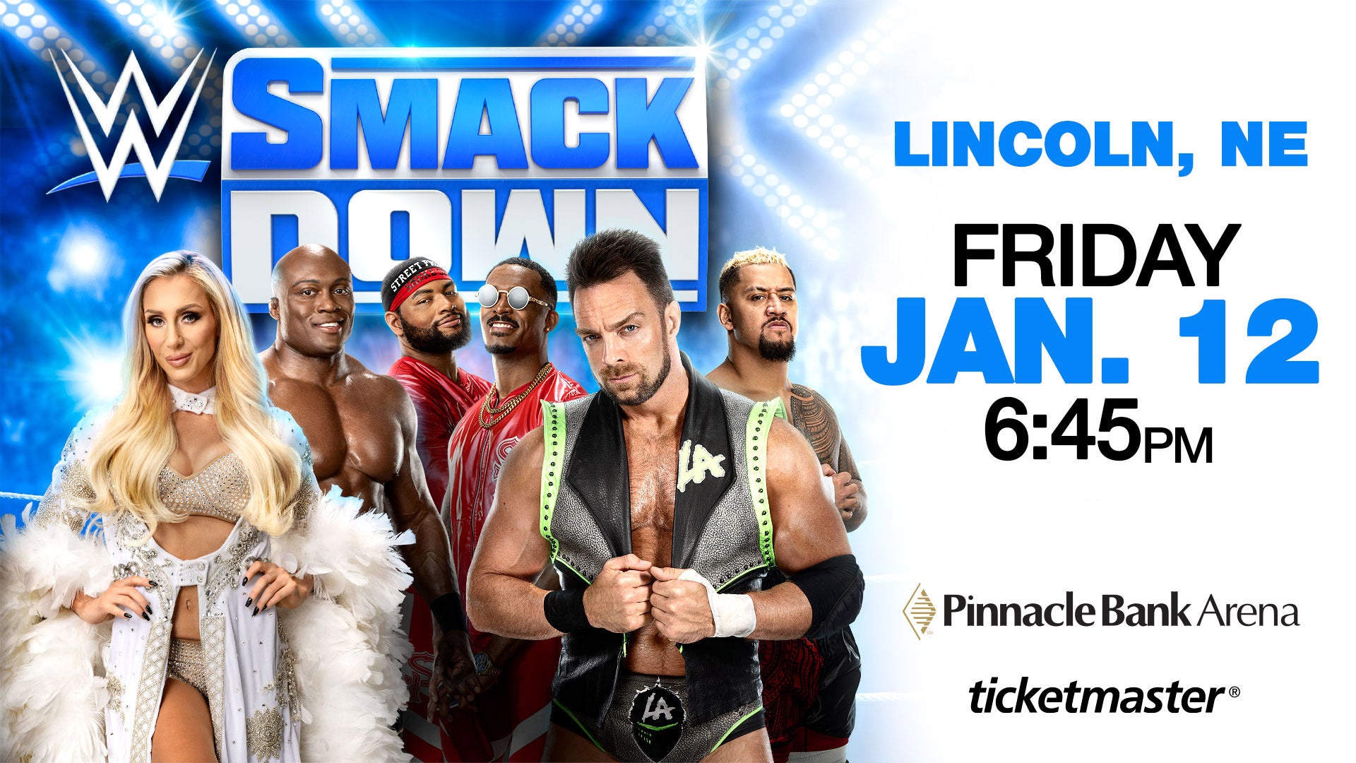 Experience WWE Live in Lincoln, NE – SmackDown at Pinnacle Bank Arena 2024