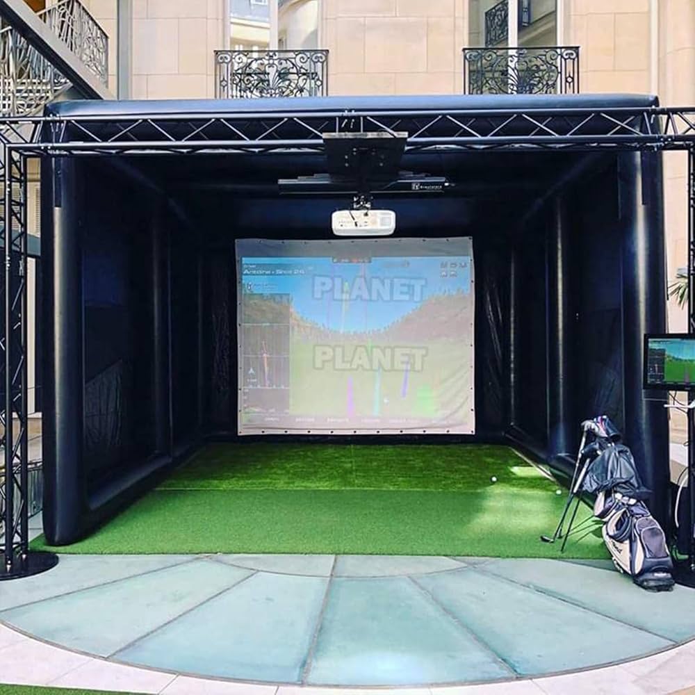 Top Golf Simulator Tent Setups for Home and Outdoor Use