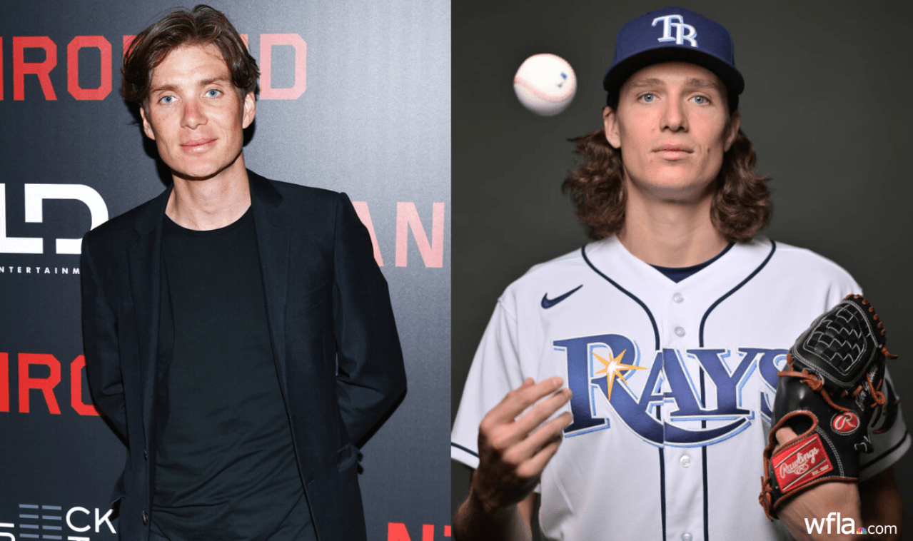 Cillian Murphy Reacts to His Stunning Resemblance to MLB Star Tyler Glasnow