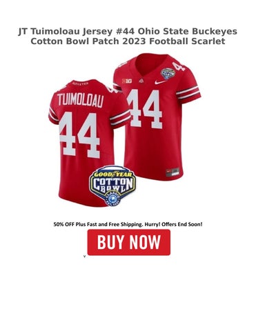 Get Your J.T. Tuimoloau Jersey Now – Authentic Ohio State Buckeyes Football Merch