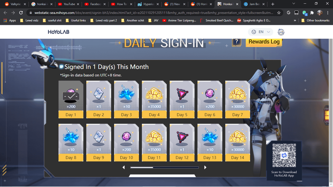 Honkai Daily Login Rewards: How to Claim Crystals and More