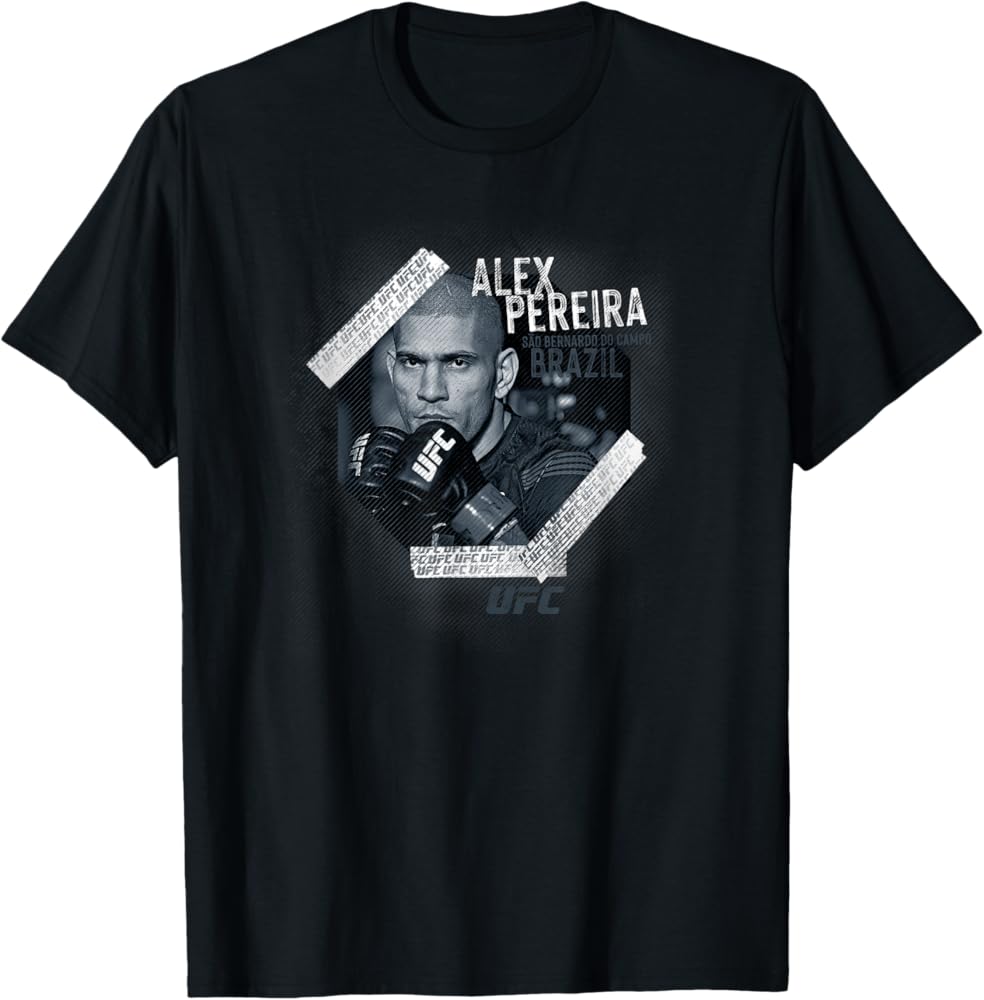 Official UFC Alex Pereira T-Shirt - Show Your Support in Style