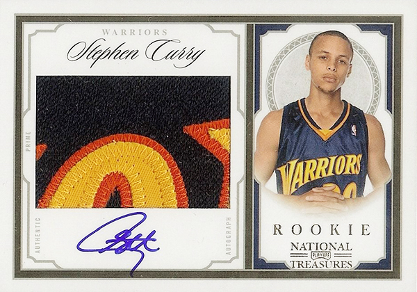 2009 National Treasures Stephen Curry Rookie Logoman Auto: Rare Basketball Collectible