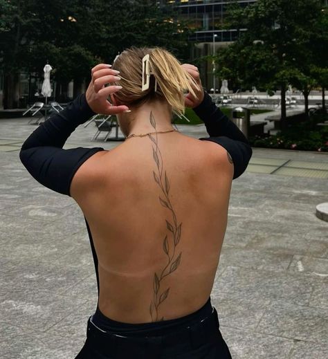 Discover Beautiful Vine Spine Tattoo Inspirations for Your Next Design