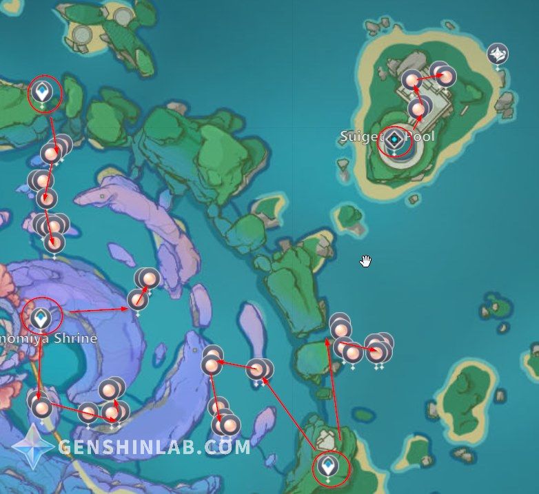 Best Kokomi Pearl Farming Locations in Genshin Impact