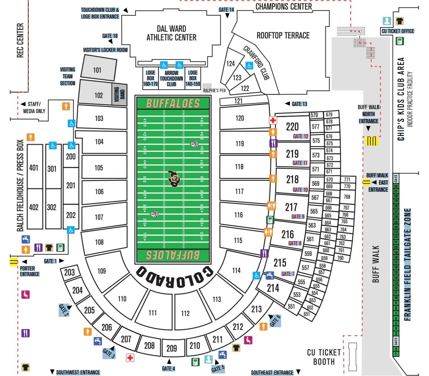 University of colorado football seating chart: picking your perfect spot.