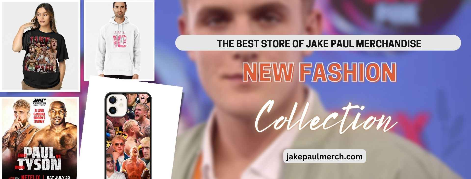 Get your Merchandise of Jake Paul: Shop the official store today