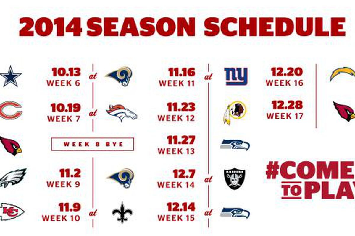 Looking for the 49ers 2014 Season Schedule? Find it Here