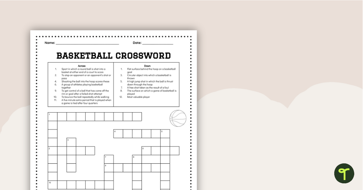 Basketball Clues: One is used in basketball crossword (Solve It Here)