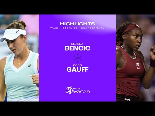 Watch Gauff vs Bencic: Live Scores, Highlights, and Analysis.