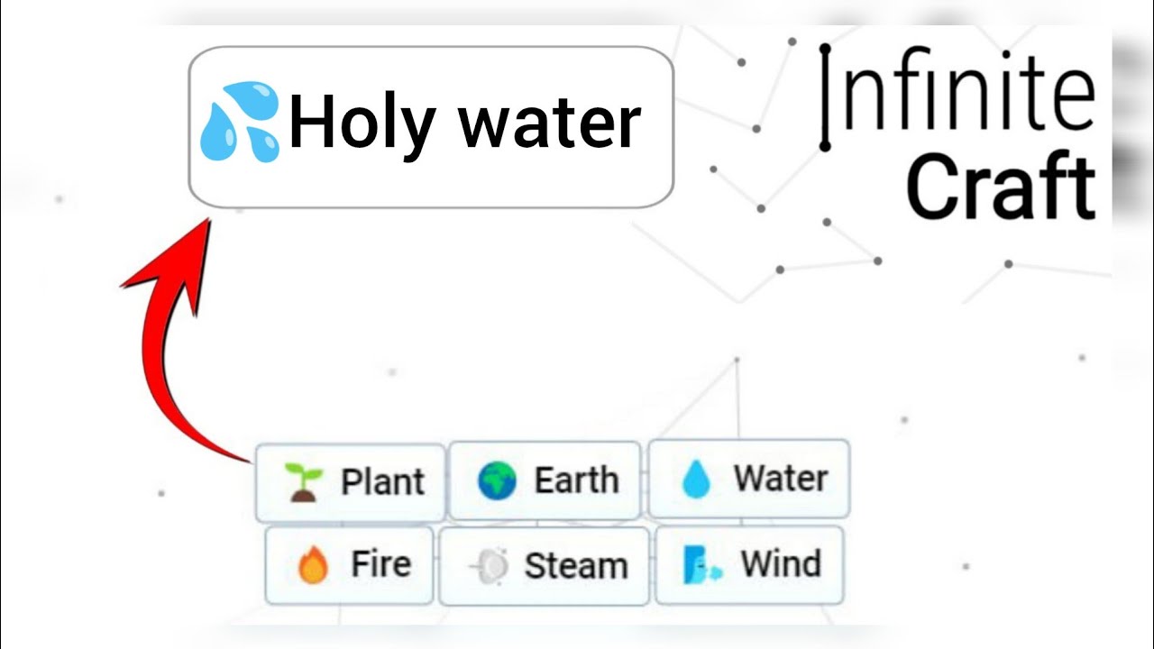 Infinite Craft: How to Make Holy Water and Unlock Its Hidden Power.