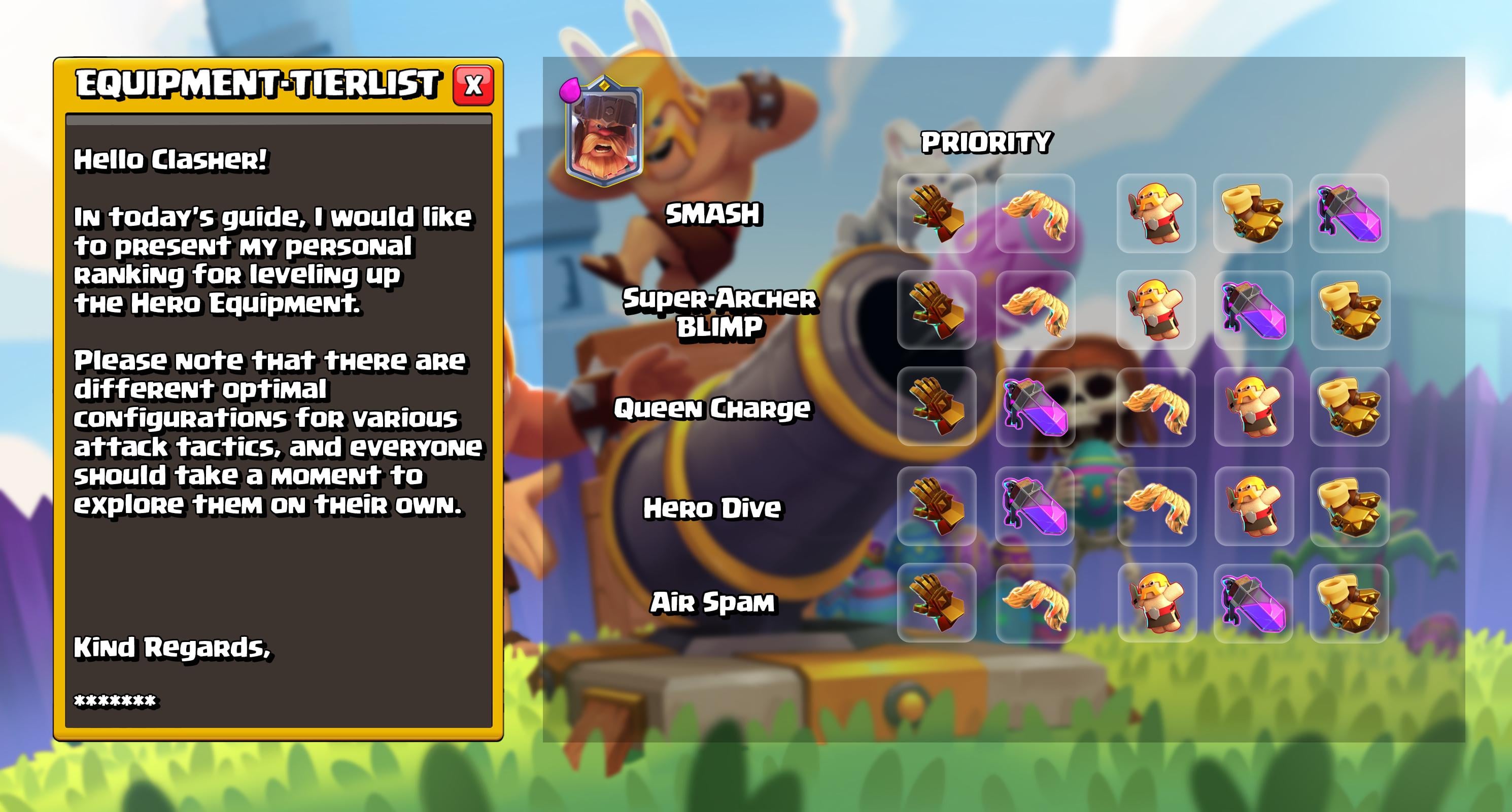 Best Hero Equipment Clash of Clans: Gear Up for Victory Now