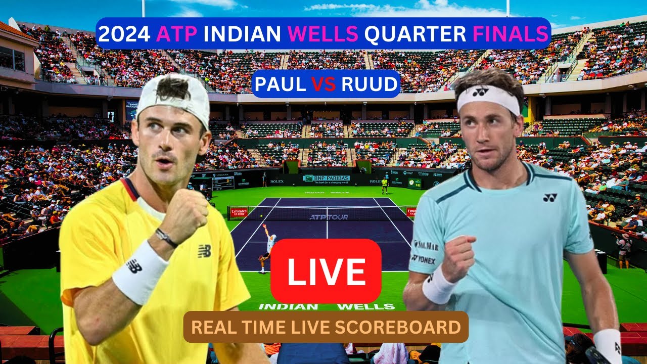 Ruud vs Tommy Paul: Showdown in the Quarterfinals!