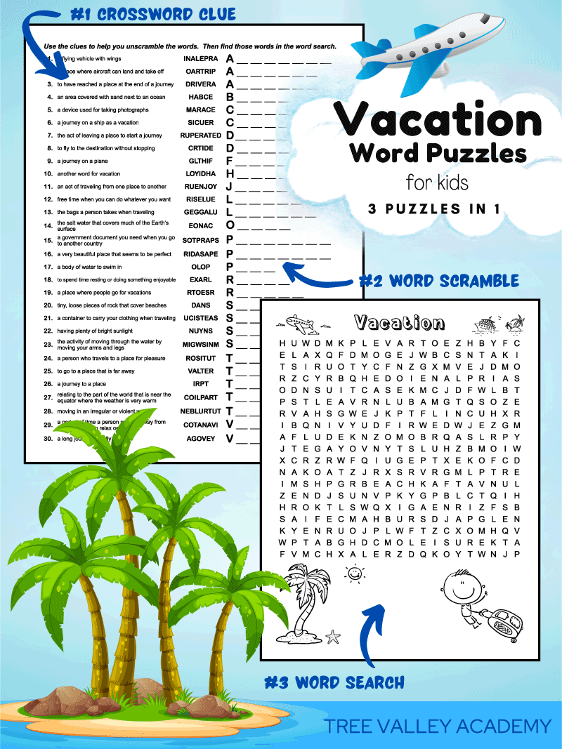 Crossword Puzzle Solver: Find Result of a Toddlers Trip