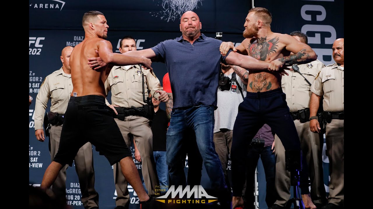 Watch Conor McGregor Weigh In: Intense Staredowns!