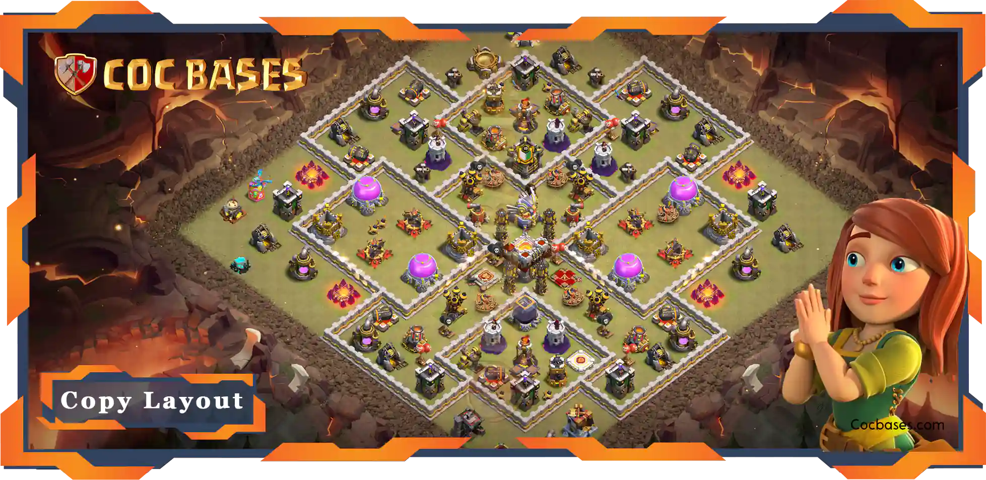 th 11 base designs: simple strategies to defend your village.