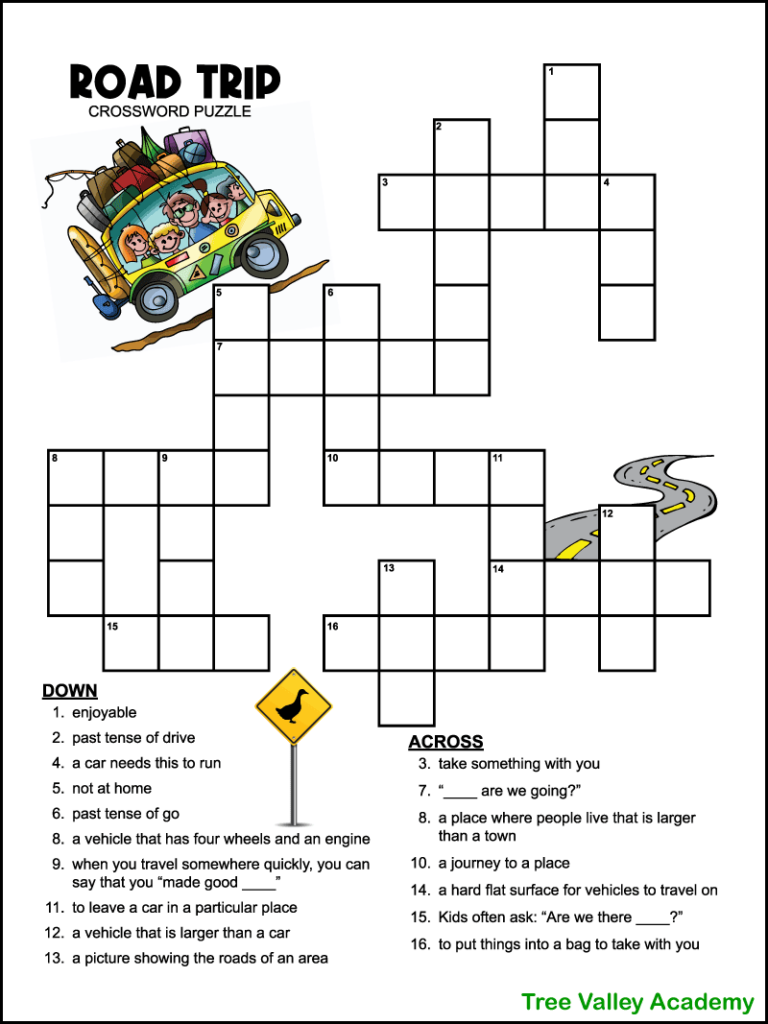 Crossword Puzzle Solver: Find Result of a Toddlers Trip