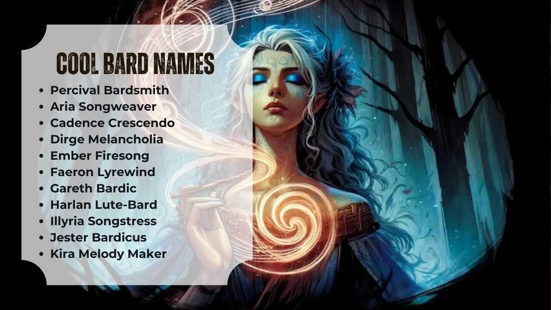 What Are Some Great Names for a Bard in Fantasy Stories?