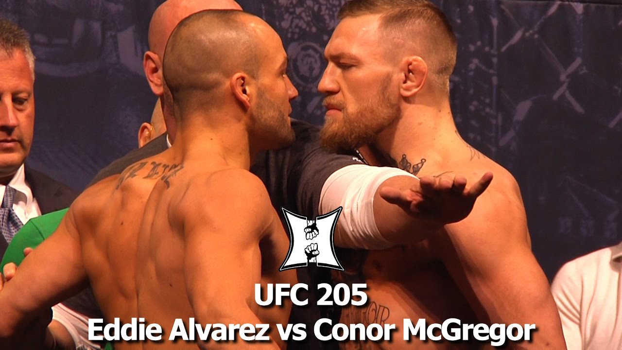 Watch Conor McGregor Weigh In: Intense Staredowns!