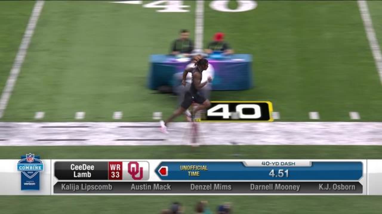 Ceedee Lamb 40 Time: A Closer Look at His Combine Performance