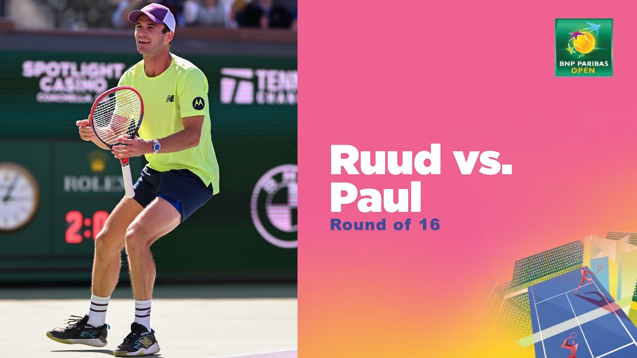 Ruud vs Tommy Paul: Showdown in the Quarterfinals!