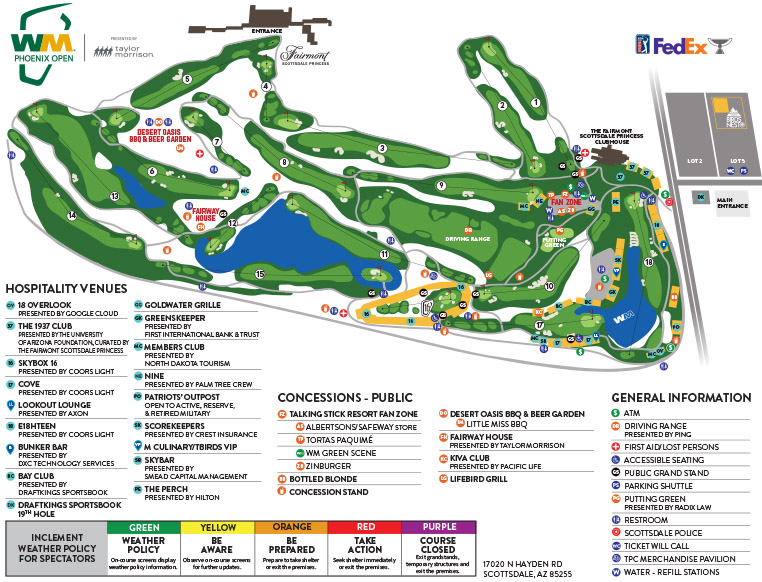 Waste Management Phoenix Open Map: Your Guide to the Tournament