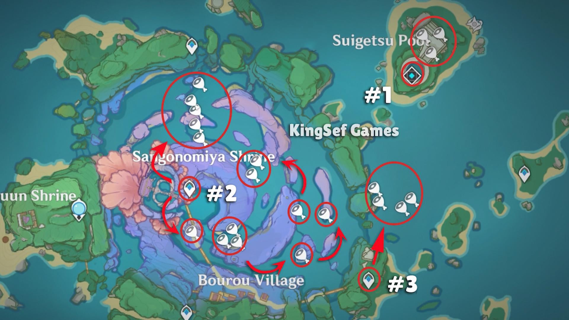 Best Kokomi Pearl Farming Locations in Genshin Impact