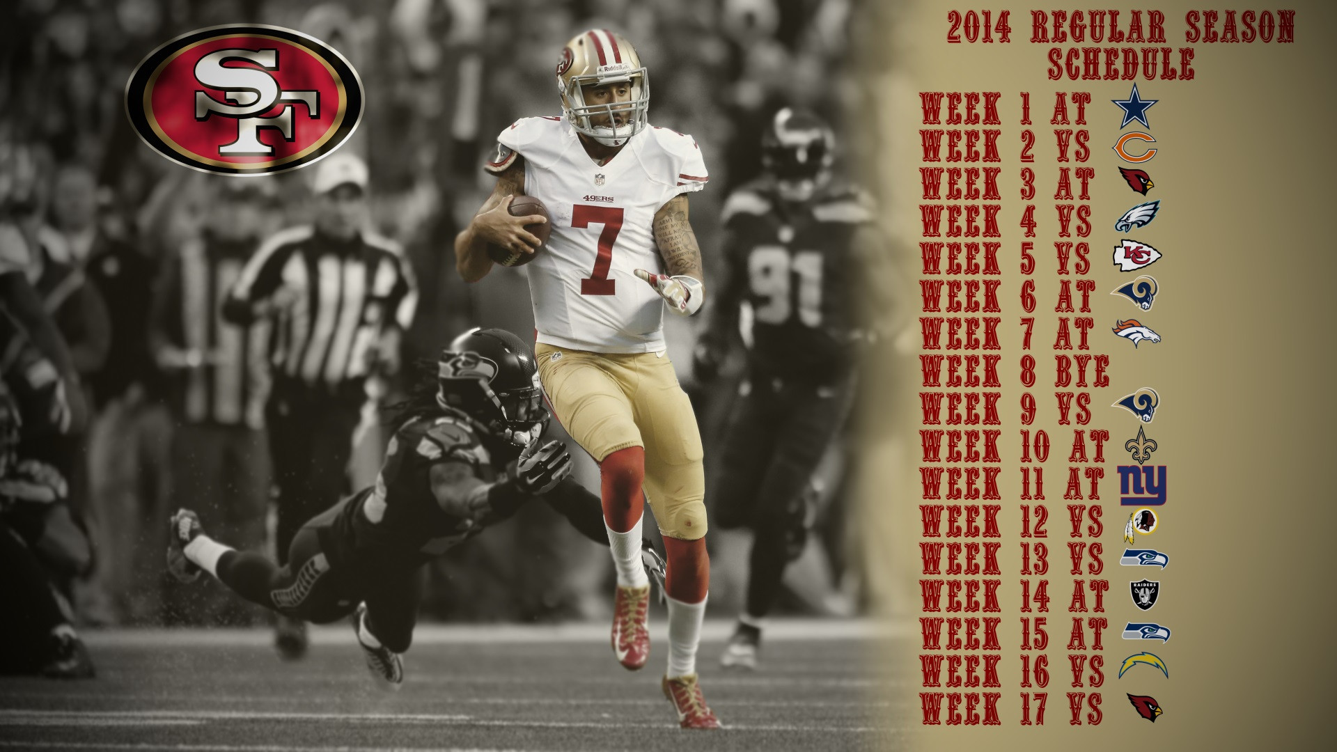 Looking for the 49ers 2014 Season Schedule? Find it Here