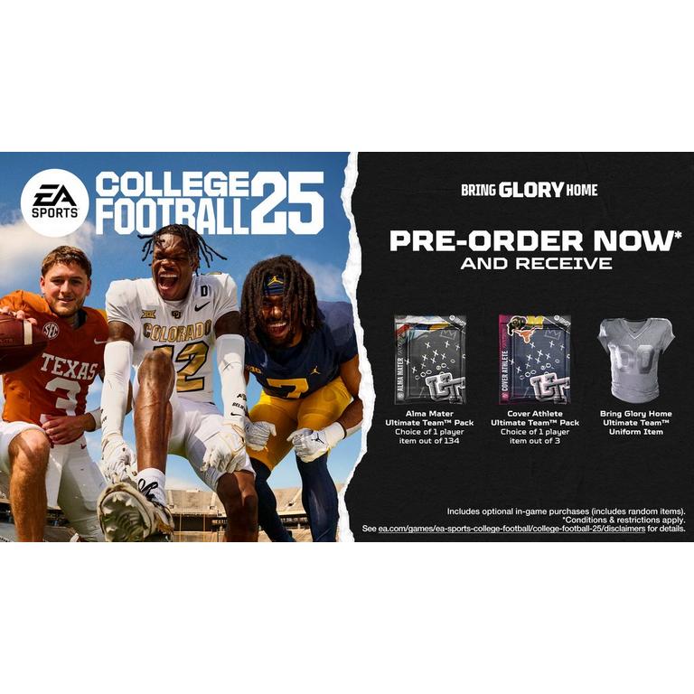 Pre order for NCAA 25: When is the last day to order?