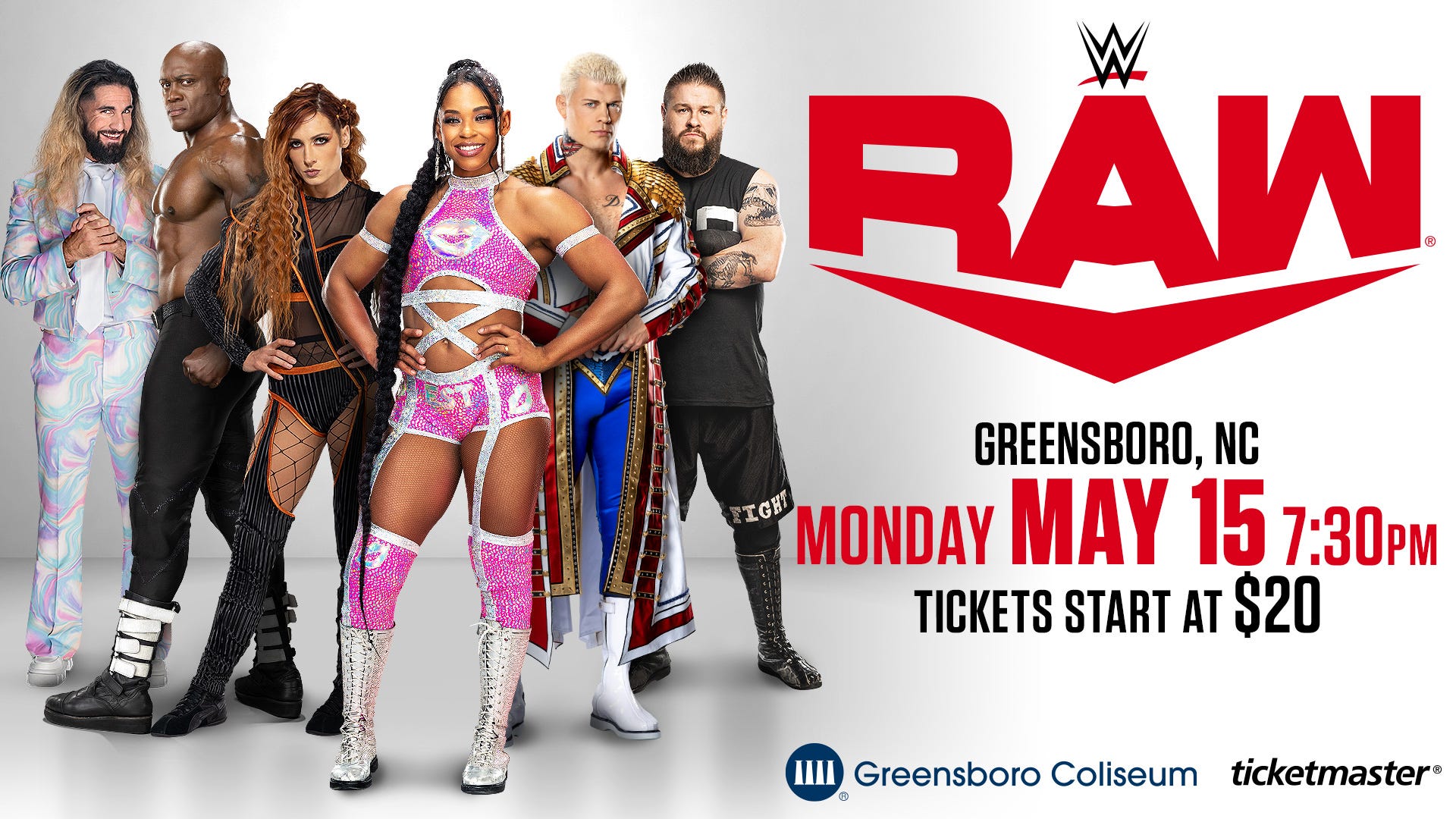 WWE RAW Greensboro NC 2024: Lineup, Matches and More