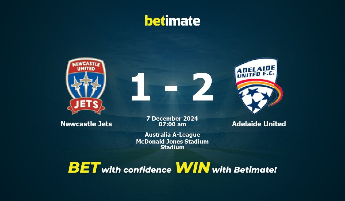 Get the Hottest Newcastle Jets vs Adelaide United prediction now!