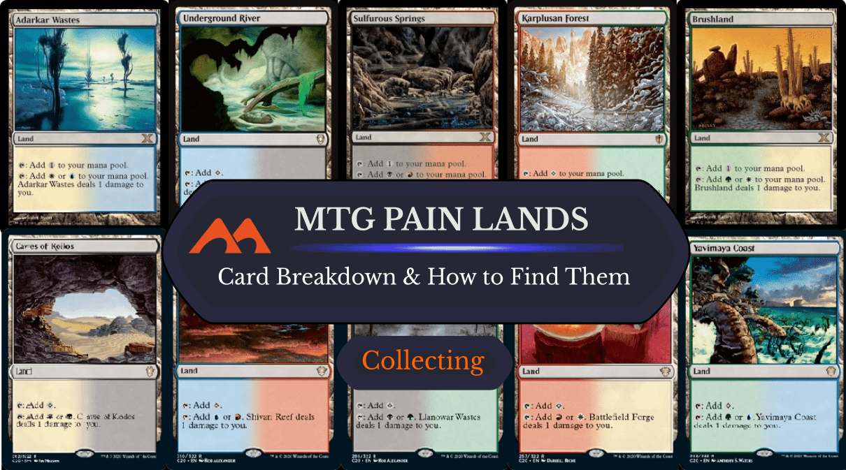 How do pain lands mtg work? Simple explanation of the card rules!