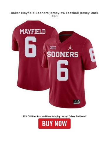 Baker Mayfield Sooners Jersey: Best Deals & Styles Online