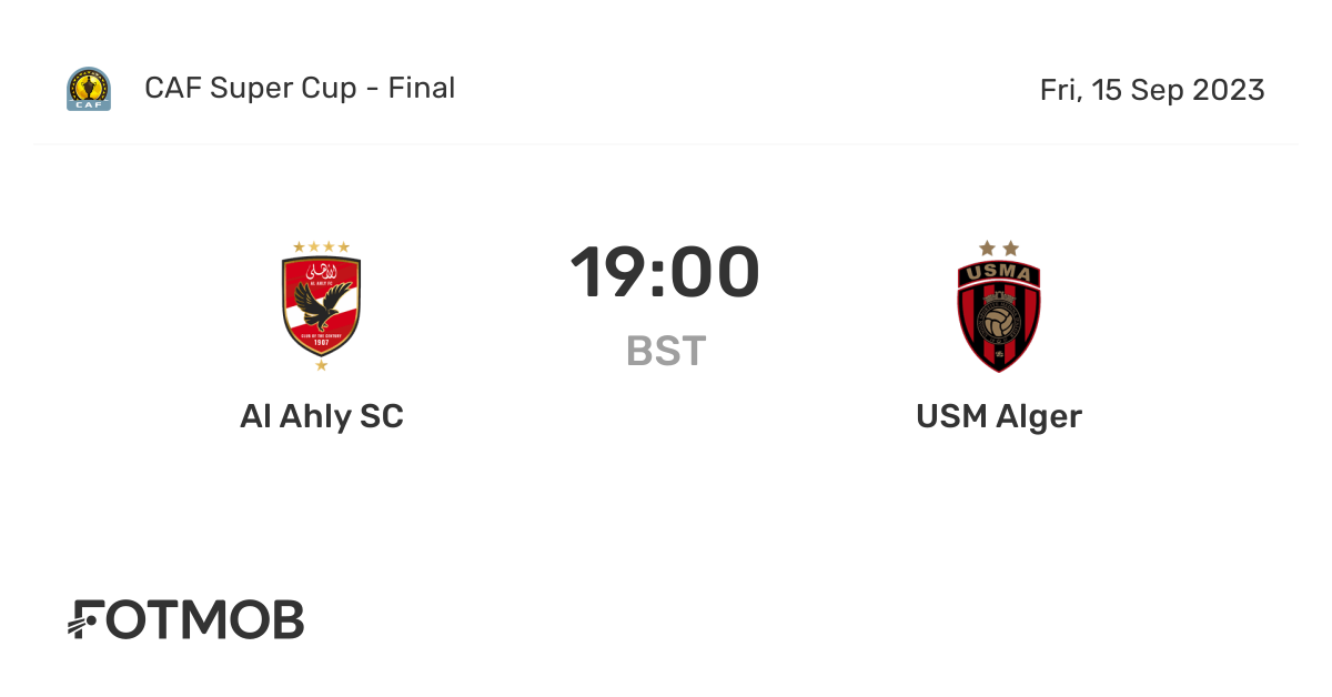 al ahly sc vs usm alger stats revealed (What the numbers say about the match)