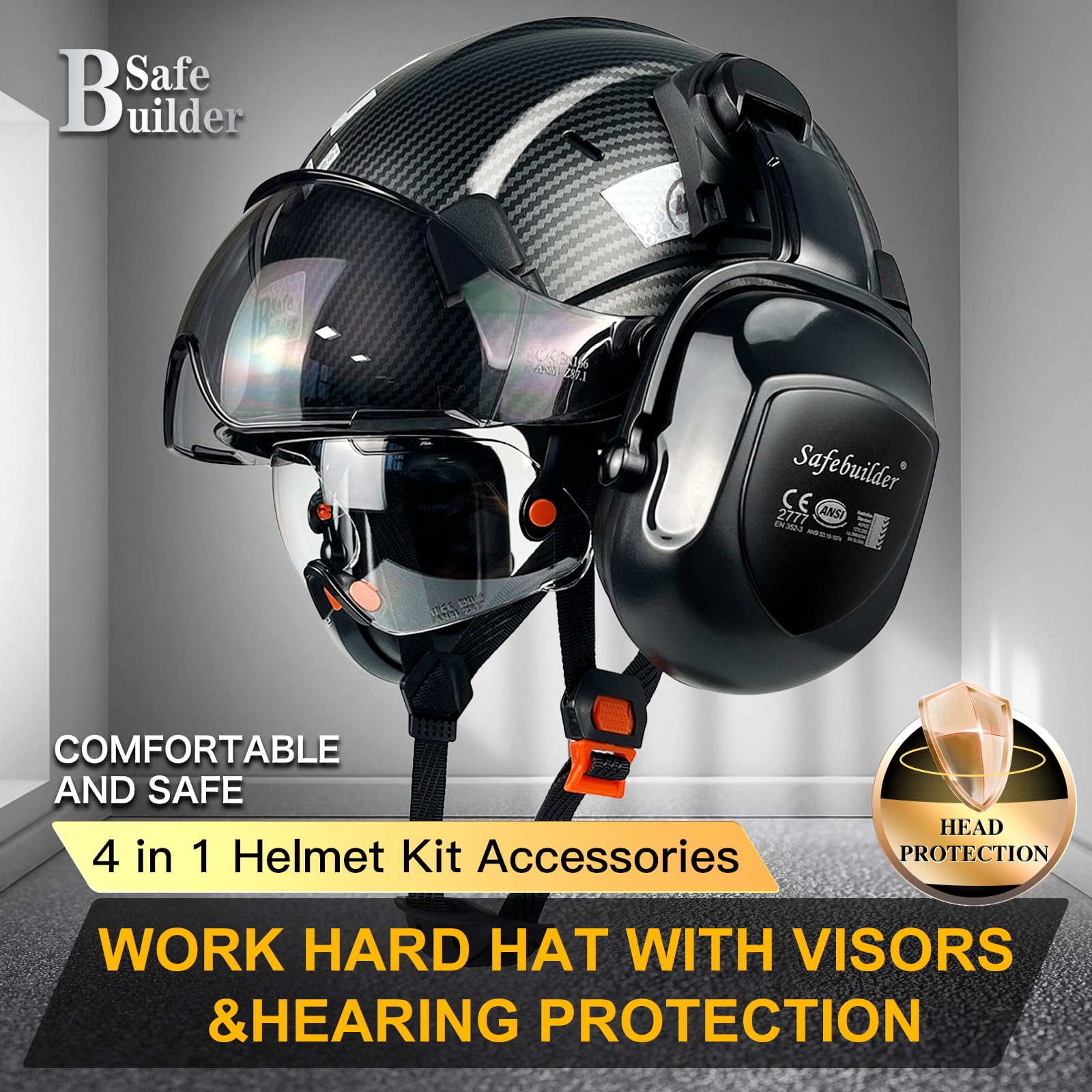 Helmet With Ear Protection: Stay Safe and Sound on the Job