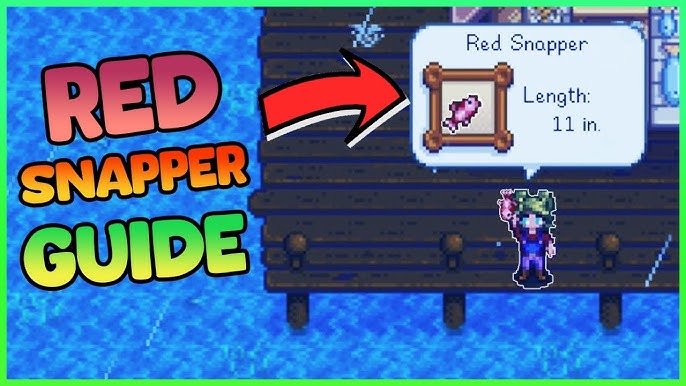 Catching Red Snapper Stardew Valley: Rain or Shine (Your Go-To Guide for This Fish)