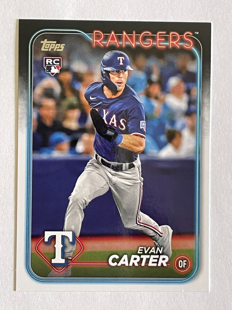 Evan Carter Baseball Card: Rookie Cards You Need Now