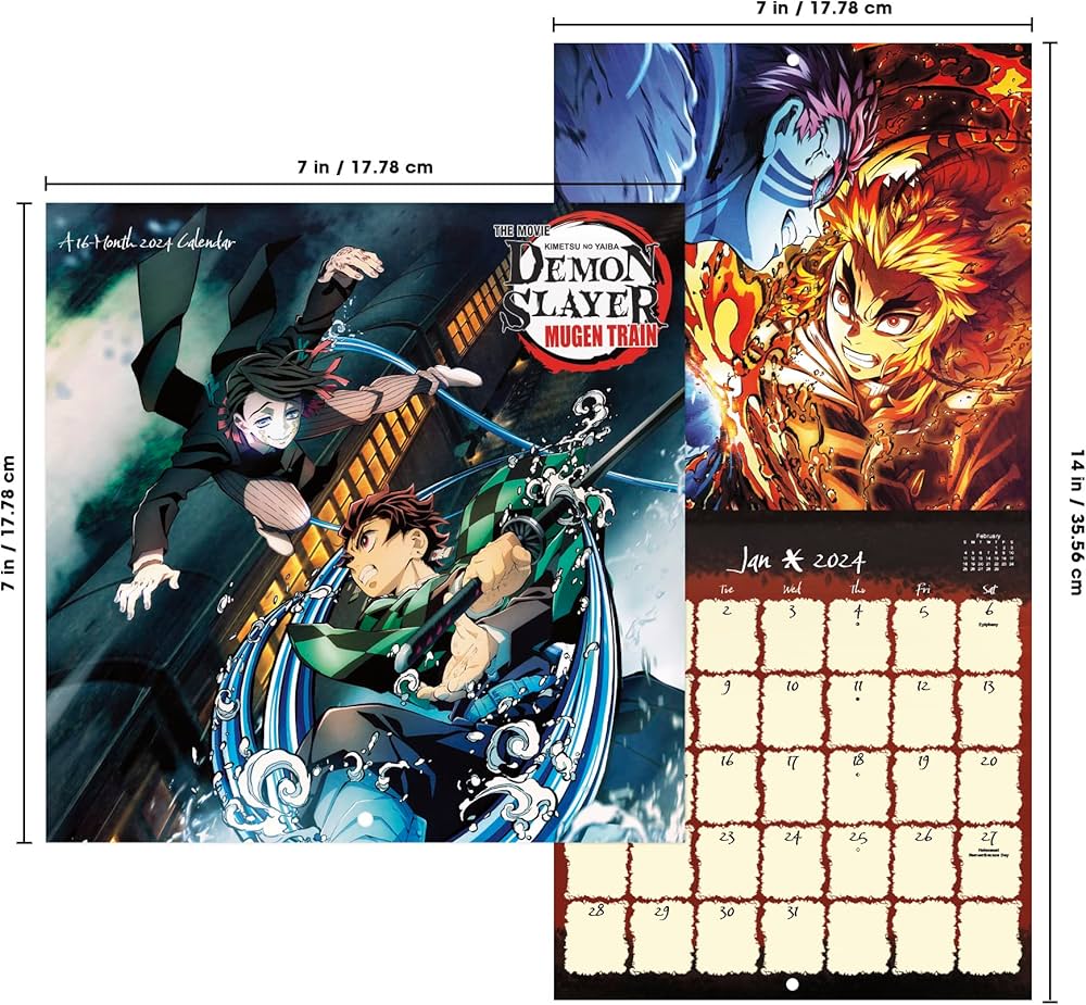 Demon Slayer Calendar 2024: Snag Yours Before Theyre Gone!