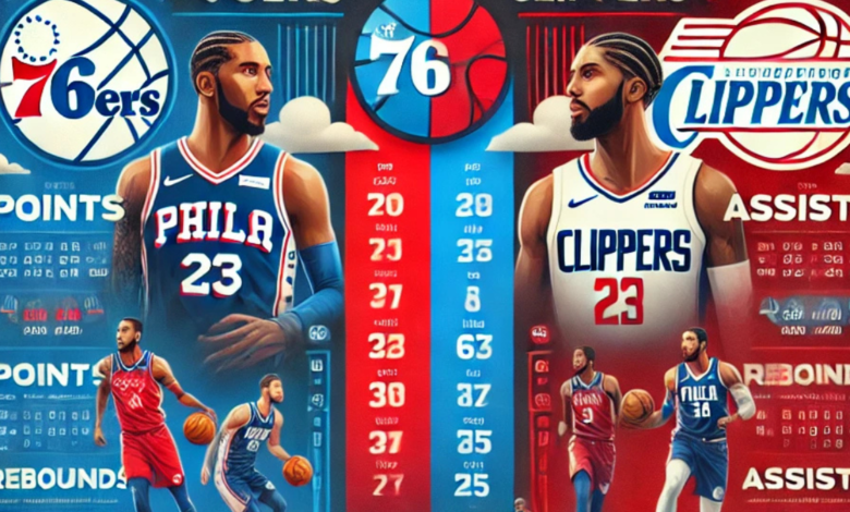 la clippers vs 76ers match player stats Exposed: Key Performances.