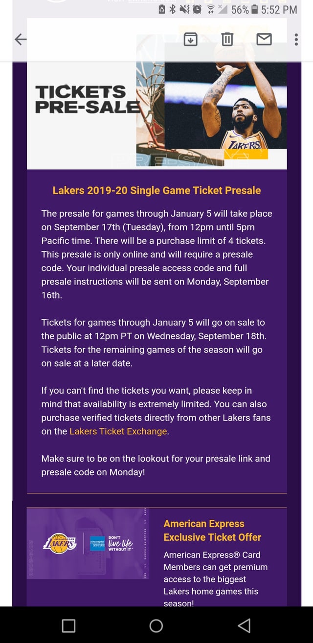 Lakers Season Tickets for Sale: Get Yours Before They Are Gone!