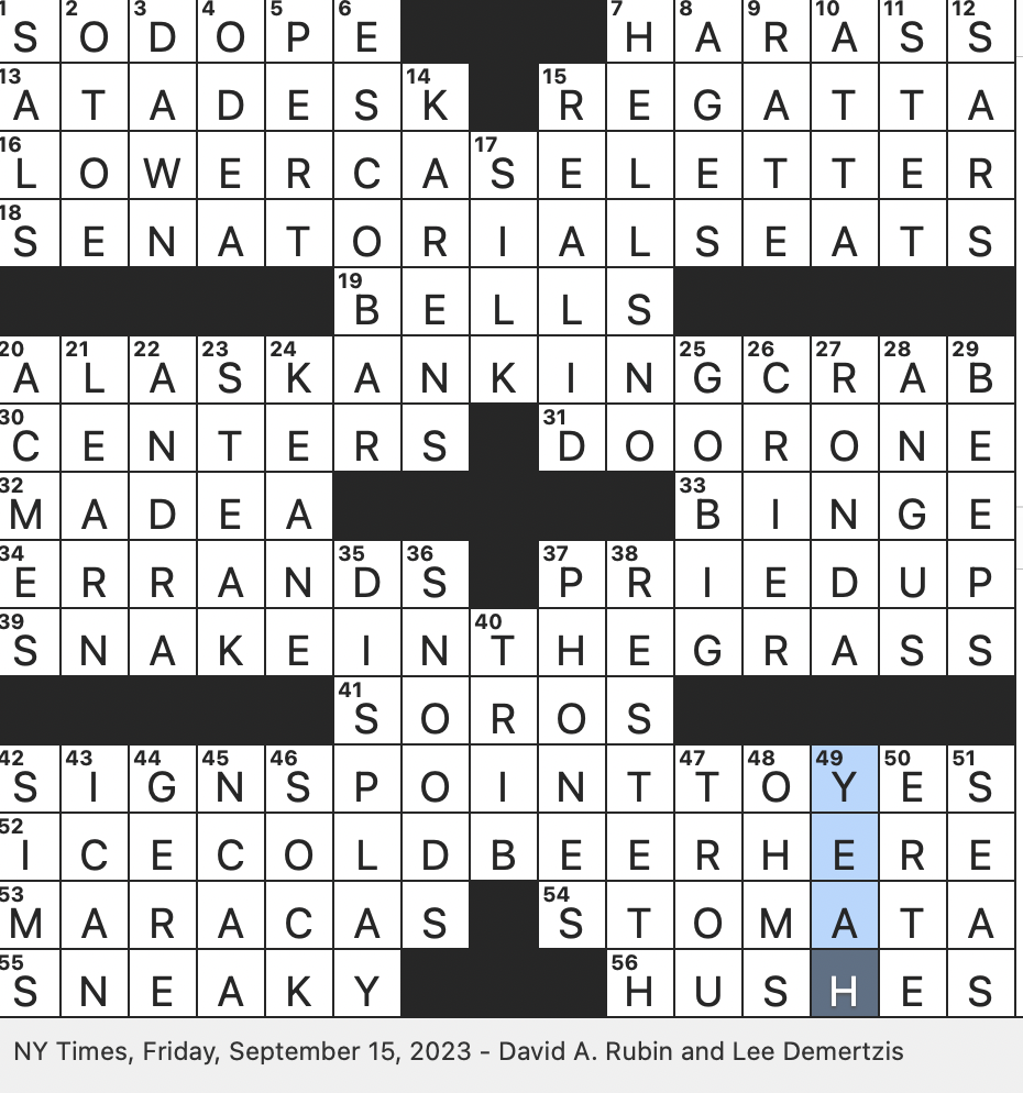 MMA Refs Call Crossword: Whats the Deal with the Clues?